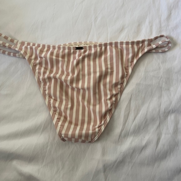 O’Neill Juniors Cardiff Lillia Striped Cheeky Bikini Bottom Size XL - Picture 3 of 3